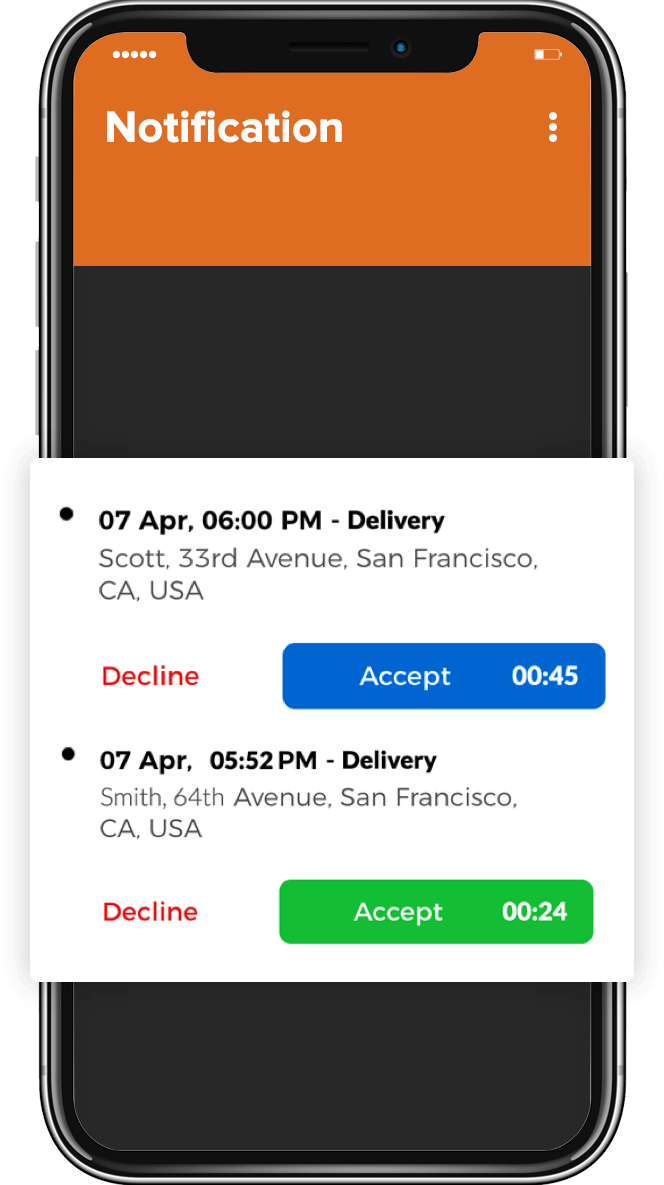 Pickup & Delivery App